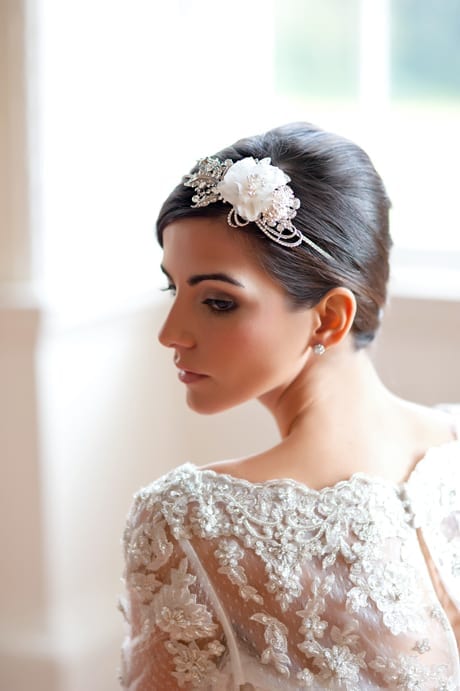 Glitzy hair accessories for the glam bride-to-be