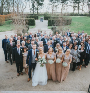 Newton Hall: Jess and Andy’s Winter Wonderland Wedding