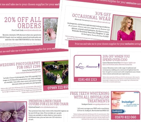 Last Chance for Wedding Savings! Download Vouchers from the White Wedding Wonder Book Now!